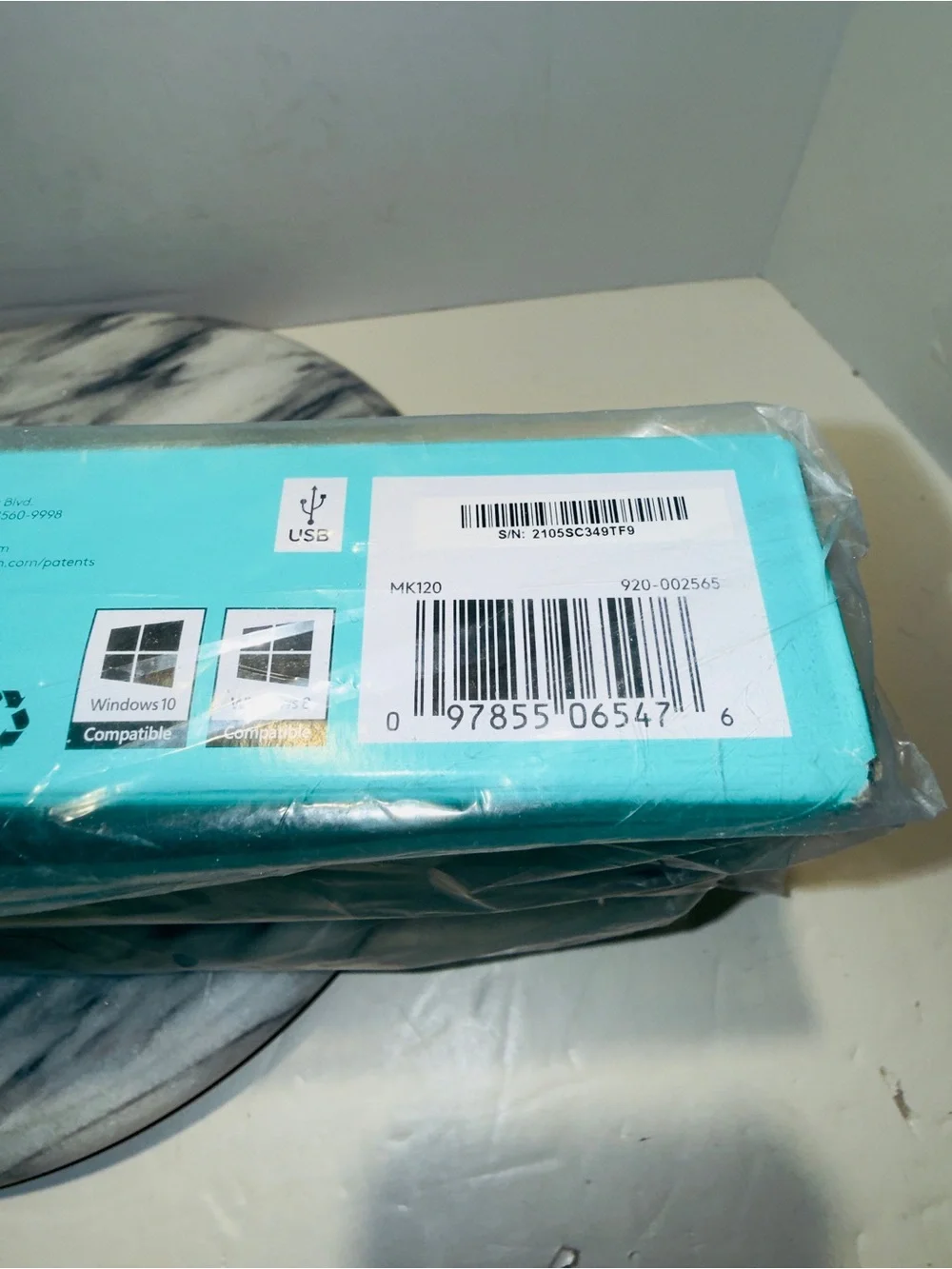 Logitech MK120 Wired USB Keyboard & Mouse Combo Quiet Spill Resistant BRAND NEW